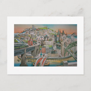 Newcastle upon Tyne Post Card Briefkaart
