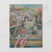 Newcastle upon Tyne through Years Post Card Briefkaart (Voorkant)