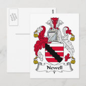 Newell Family Crest Briefkaart (Voorkant / Achterkant)