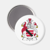 Newell Family Crest Magneet (Voorkant / Achterkant)