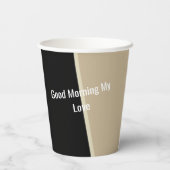 Newest Paper Cups Two side Personalized Papieren Bekers (Achterkant)