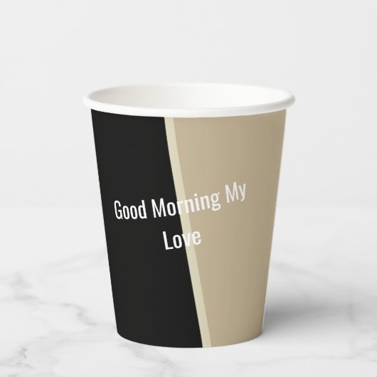 Newest Paper Cups Two side Personalized Papieren Bekers (Achterkant)
