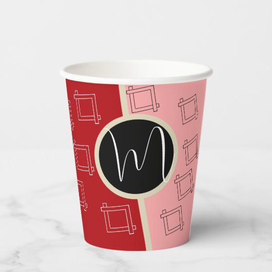 Newest Paper Cups Two side Personalized Papieren Bekers (Achterkant)