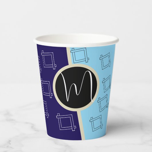 Newest Paper Cups Two side Personalized Papieren Bekers (Achterkant)