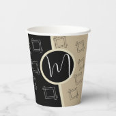 Newest Paper Cups Two side Personalized Papieren Bekers (Achterkant)