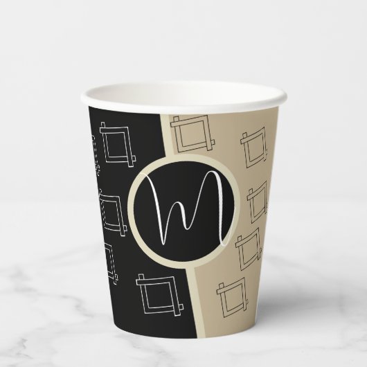 Newest Paper Cups Two side Personalized Papieren Bekers (Achterkant)