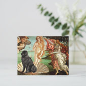 Newfie 1 - Geboorte van Venus Briefkaart (Staand voorkant)