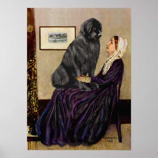Newfie 1 - Moeder van Whistler Poster (Voorkant)