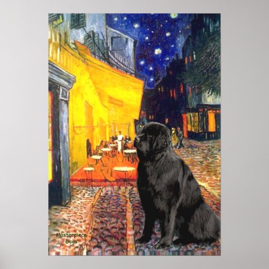 Newfie 1 - Terrace Cafe Poster (Voorkant)