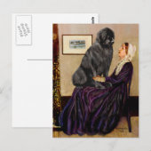 Newfie 1 - Whistler's moeder Briefkaart (Voorkant / Achterkant)