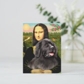 Newfie 2 - Mona Lisa Briefkaart (Staand voorkant)