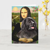 Newfie 2 - Mona Lisa Kaart (Gele Bloem)