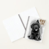 Newfie Love Newfoundland Hond Notitieboek (Binnen)