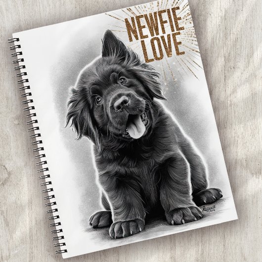 Newfie Love Newfoundland Hond Notitieboek