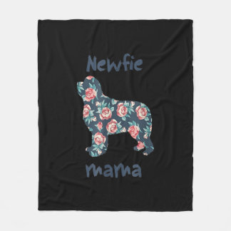 Newfie mama | cadeau van Newfoundland dog Fleece Deken
