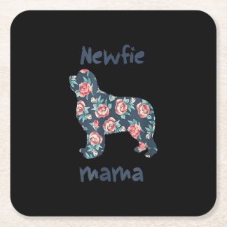 Newfie mama | cadeau van Newfoundland dog Kartonnen Onderzetters