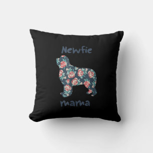 Newfie mama cadeau voor nevelhondenhonden kussen