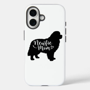 Newfie Mom - Newfoundland Mom - Newfie Dog Moms iPhone 16 Hoesje