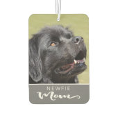 Newfie Newfoundland Moeder Invoegen Dog's Afbeeldi Luchtverfrisser (Achterkant)