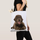 Newfie Puppy Tote Bag (Dichtbij)