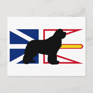 newfie silo op Flag_of_Newfoundland_and_Labrador.p Briefkaart