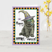 Newfie Witch Kaart (Gele Bloem)