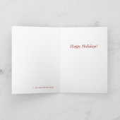 Newfies & the Christmas Cat Feestdagen Kaart (Binnen)