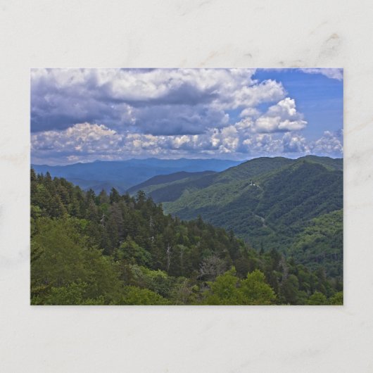 Newfound Gap, Great Smoky Mountains ansichtkaart Briefkaart (Voorkant)