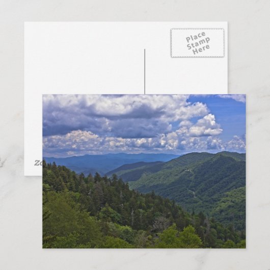 Newfound Gap, Great Smoky Mountains Briefkaart (Voorkant / Achterkant)