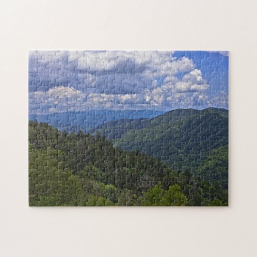 Newfound Gap, Great Smoky Mountains Foto Puzzle Legpuzzel (Horizontaal)