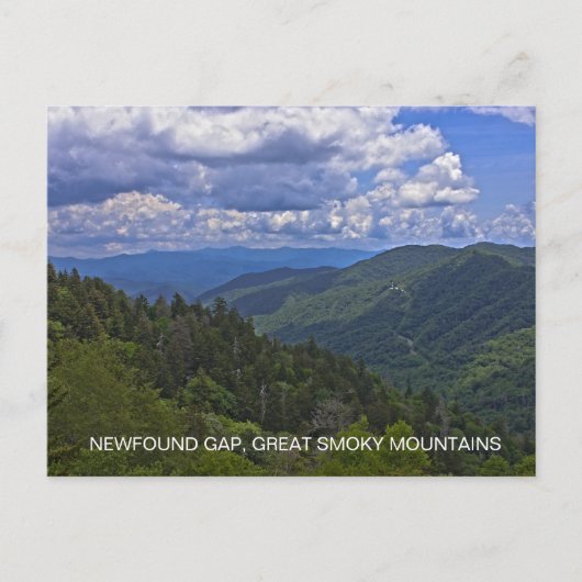 Newfound Gap, Great Smoky Mountains National Park Briefkaart (Voorkant)
