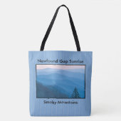 Newfound Gap Smoky Mountain-reisfoto Tote Bag (Voorkant)