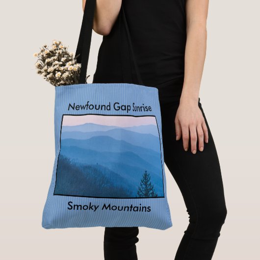 Newfound Gap Smoky Mountain-reisfoto Tote Bag (Dichtbij)