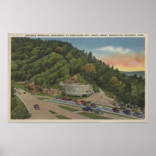 Newfound Gap, TN - Laura Spelman Memorial Poster (Voorkant)