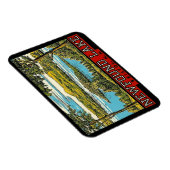 Newfound Lake Bristol New Hampshire Travel Magnet Magneet (Rechterzijde)