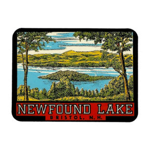 Newfound Lake Bristol New Hampshire Travel Magnet Magneet