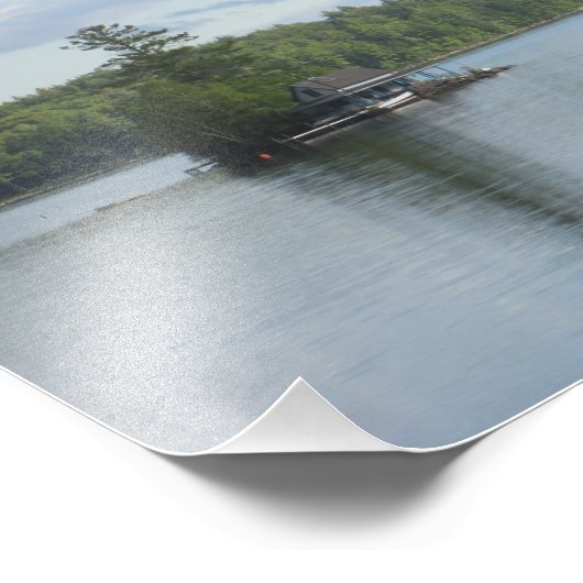 Newfound Lake Foto Afdruk (Hoek)