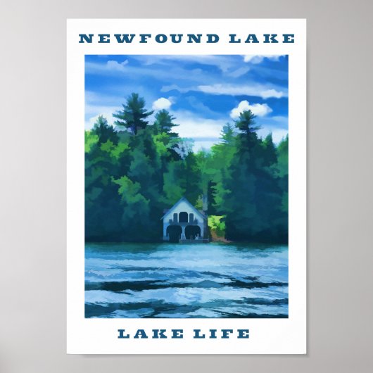 Newfound Lake - Lake Life Poster (Voorkant)