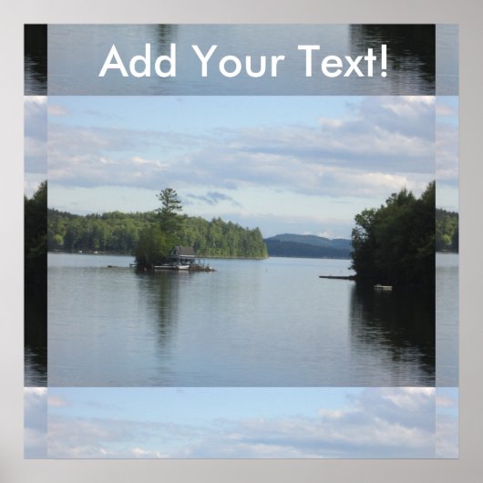 Newfound Lake  New Hampshire Poster (Voorkant)