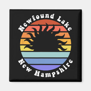 Newfound Lake New Hampshire Zonsopgang Gezinsvakan Magneet