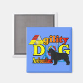 Newfoundland_Agility Gifts Magneet (Voorkant / Achterkant)