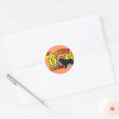 Newfoundland_Agility Gifts Ronde Sticker (Envelop)