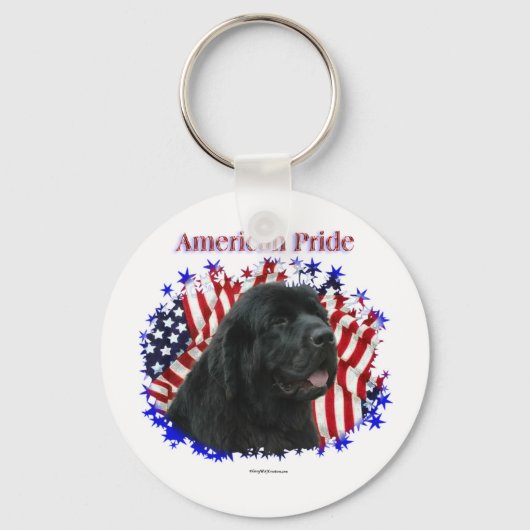 Newfoundland American Pride Sleutelhanger (Voorkant)
