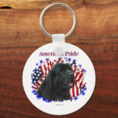 Newfoundland American Pride Sleutelhanger (Voorkant)