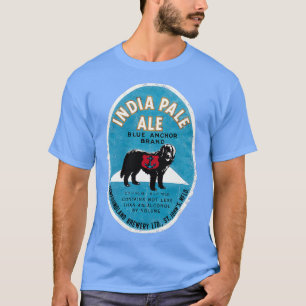 Newfoundland Beer Label Blue Anchor T-shirt