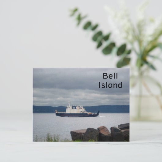 Newfoundland Bell Island Ferry Flanders Briefkaart (Staand voorkant)