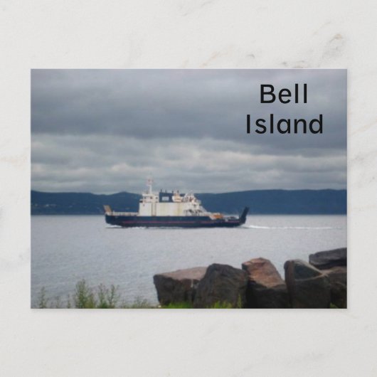 Newfoundland Bell Island Ferry Flanders Briefkaart (Voorkant)