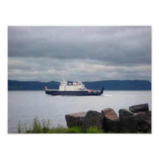 Newfoundland Bell Island Ferry Flanders Print Foto Afdruk (Voorkant)