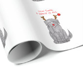 Newfoundland Beste Kerstman.... Cadeaupapier (Rol Hoek)