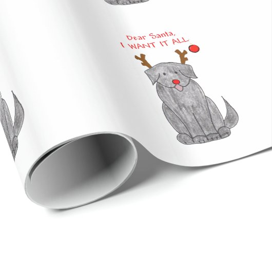 Newfoundland Beste Kerstman.... Cadeaupapier (Rol Hoek)